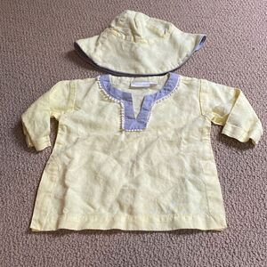 Elegant Baby 6-12m cover up and matching hat